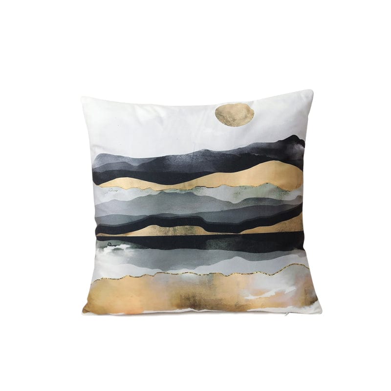 Abstract Mountain Throw Pillowcase