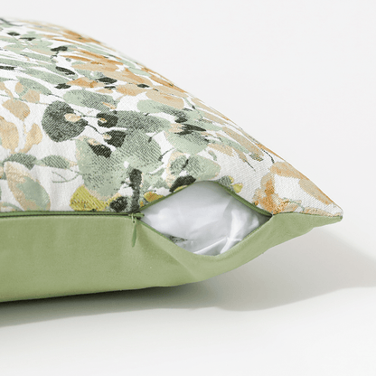 Foliage Jacquard Throw Pillowcase