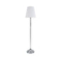 Chrome Fabric Floor Lamp
