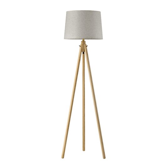 Natural Tripod Floor Lamp